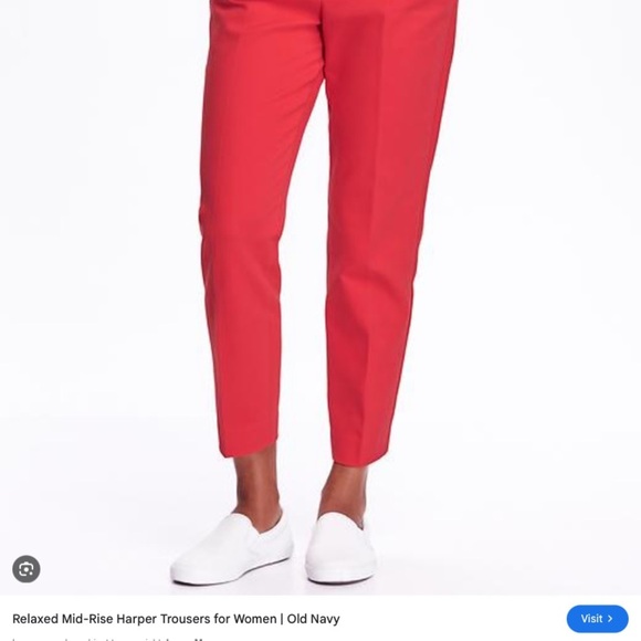 Old Navy Pants - Old Navy Harper Red Pants